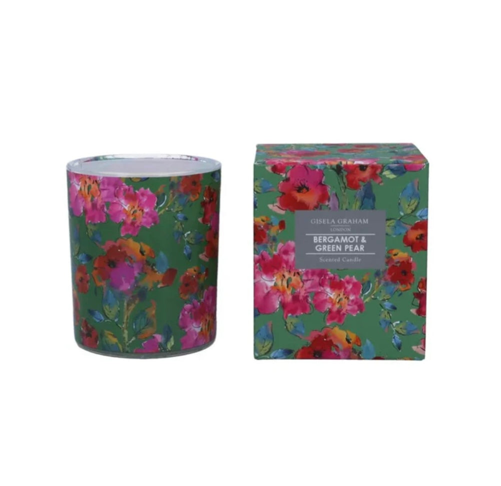 Gisela Graham Bergamot & Green Pear Candle