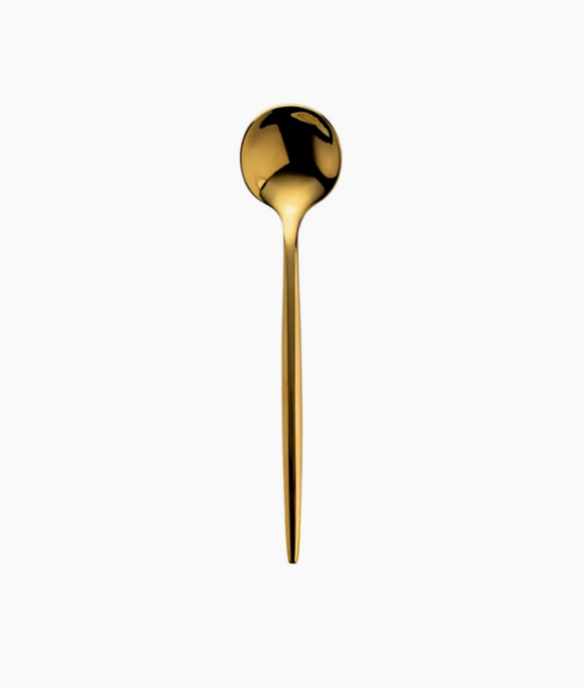 Long Handle Coffee Spoon - Gold
