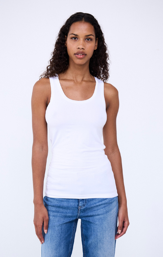 IHZOLA Vest Top - White
