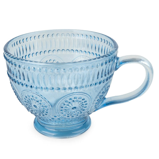 Glass Mug - Blue