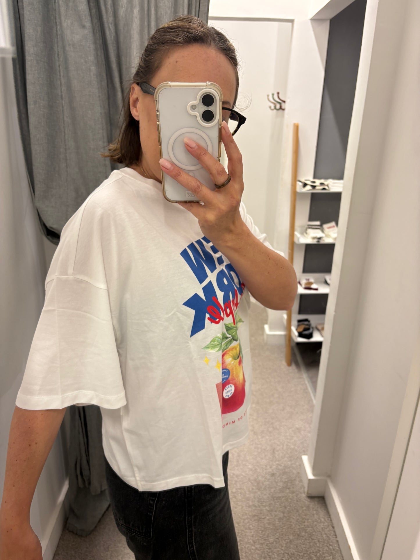 JOSSI S/S LIFE O-NECK TOP - White