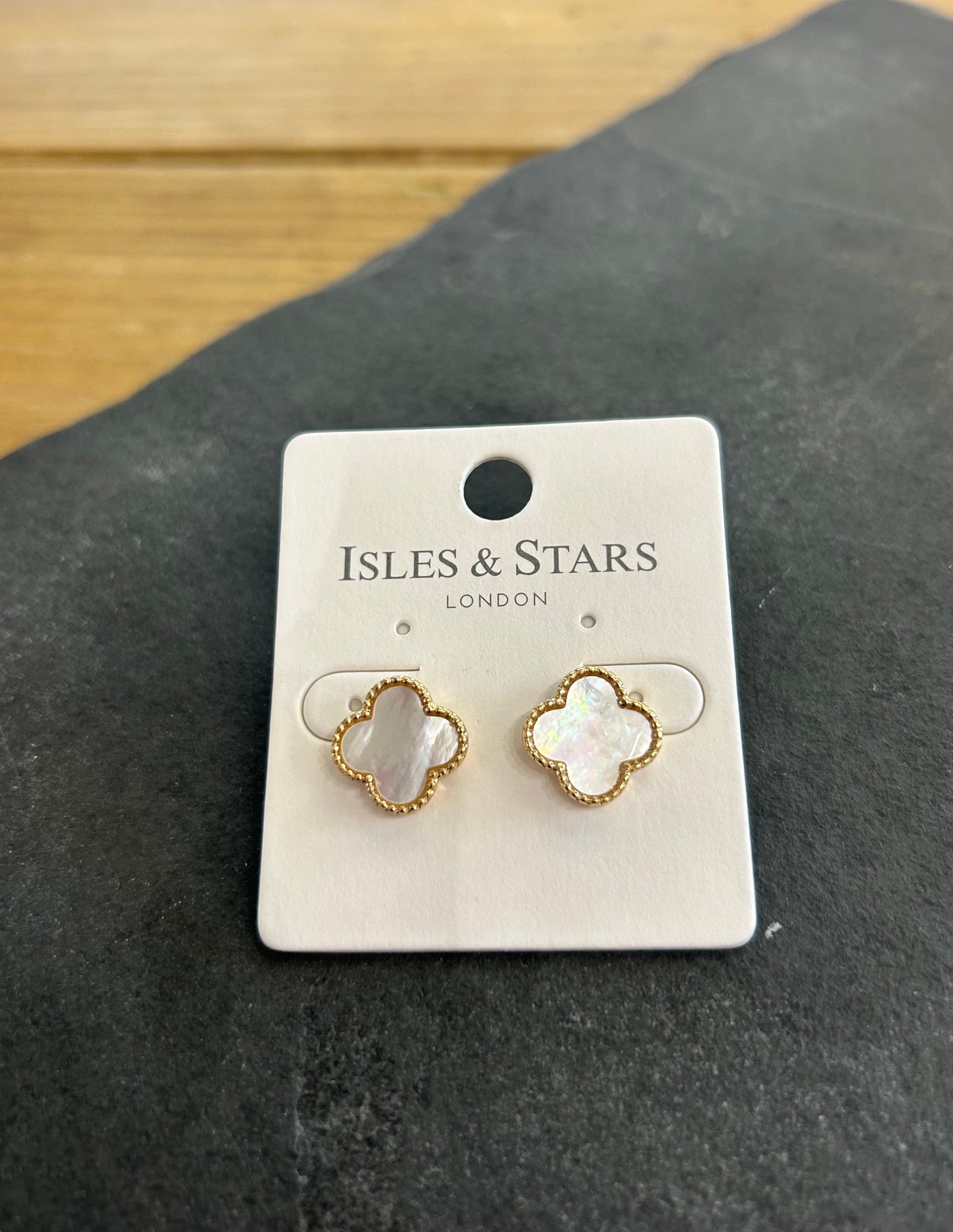 Clover Earrings - Gold