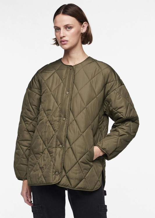 STELLA Quilted Jacket - Mermaid