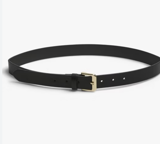 KOPAS JEANS BELT - Black/Gold
