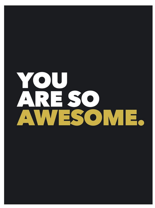 'You Are Awesome' - Quotation Book