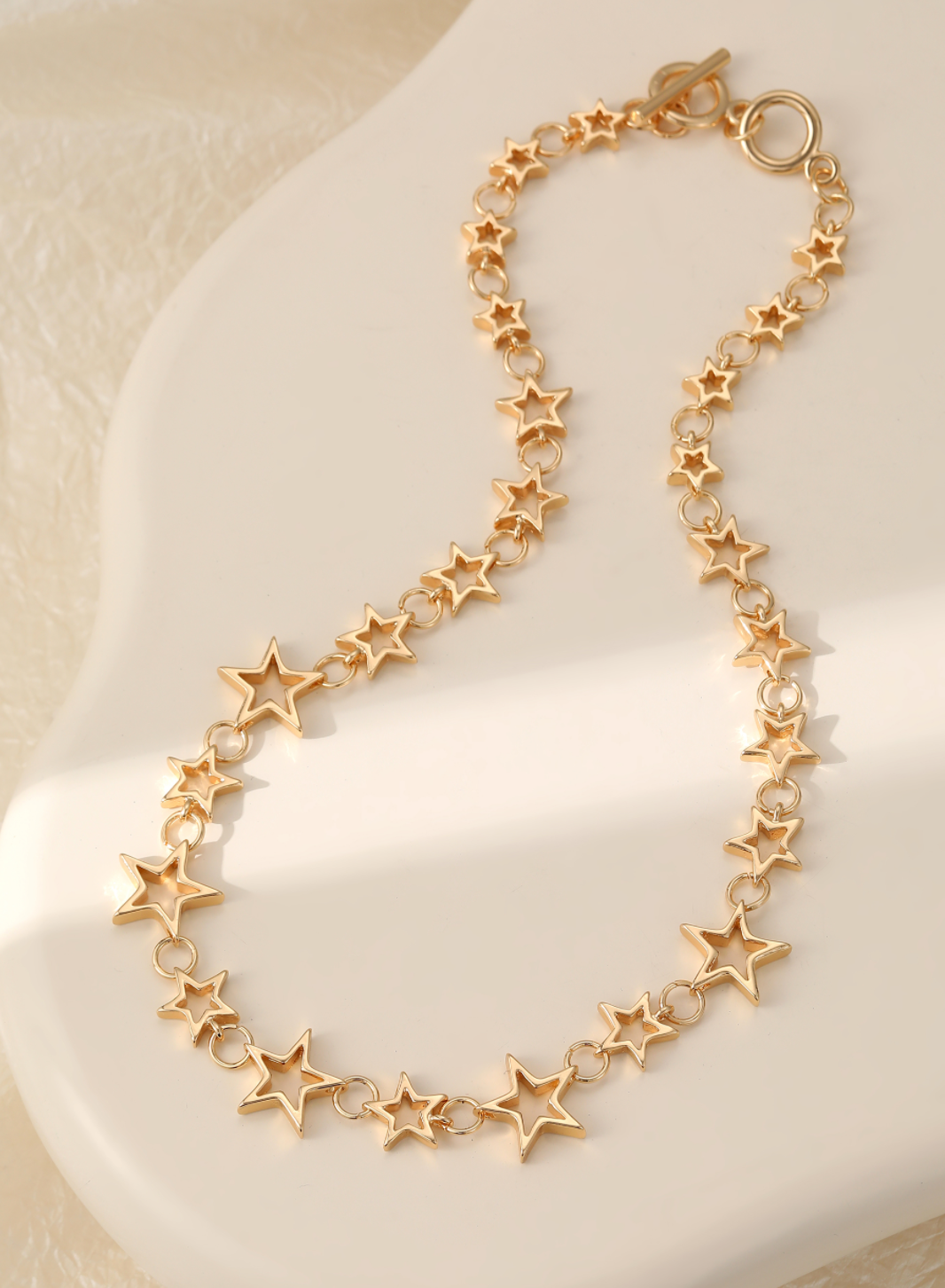 Star Chain Necklace - Gold