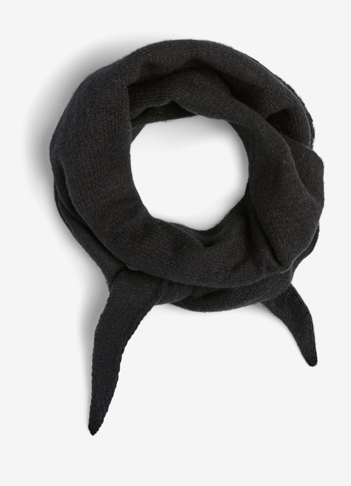 KOMMA TRIANGLE SCARF - Black