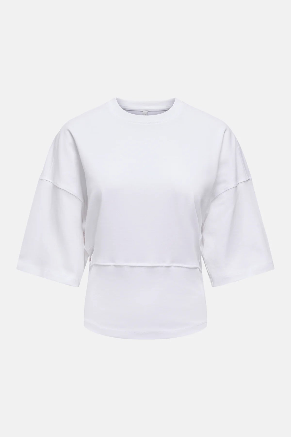 LUMI SS CORSET CUT TOP - Bright White