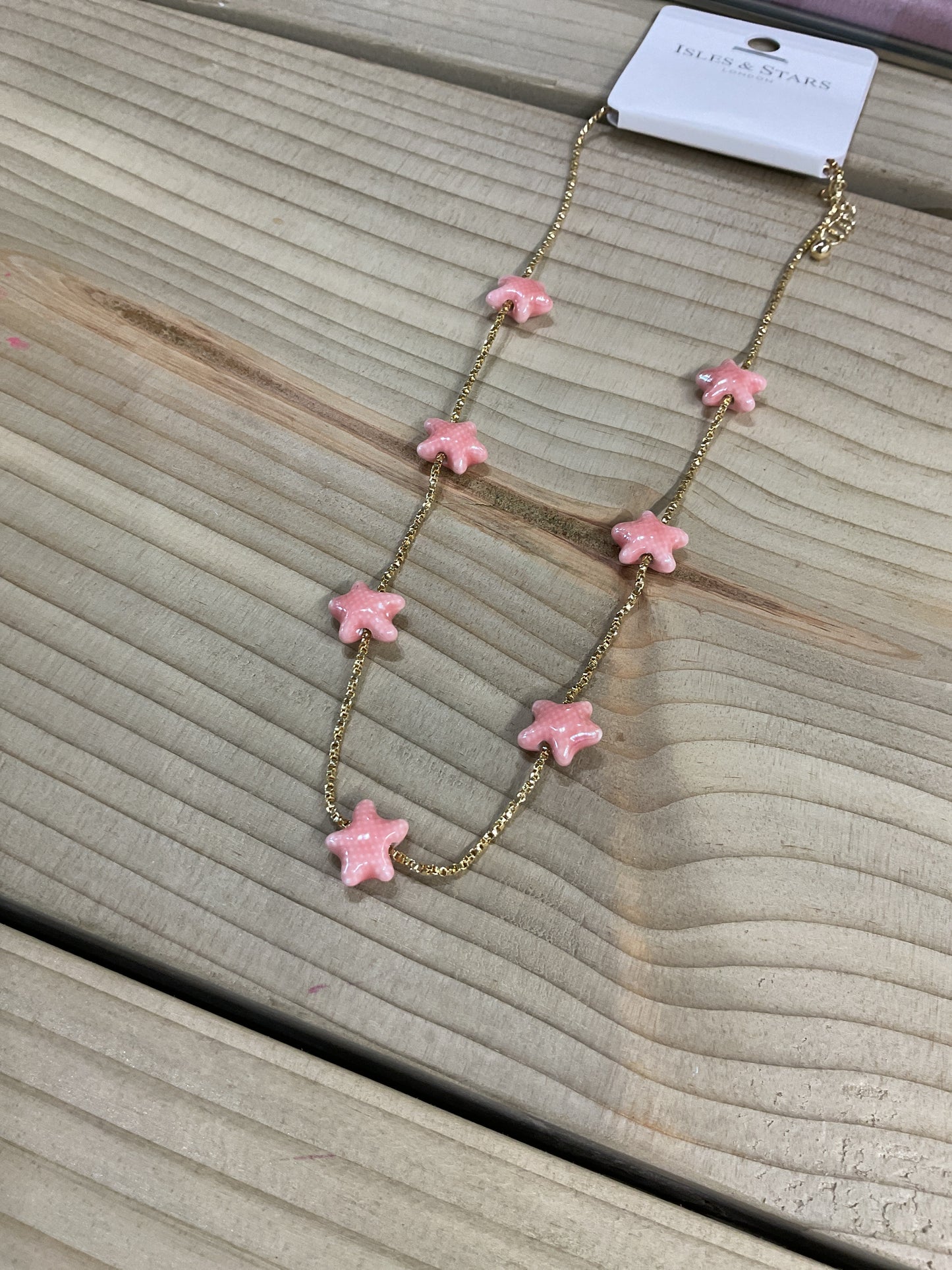 Star pink necklace