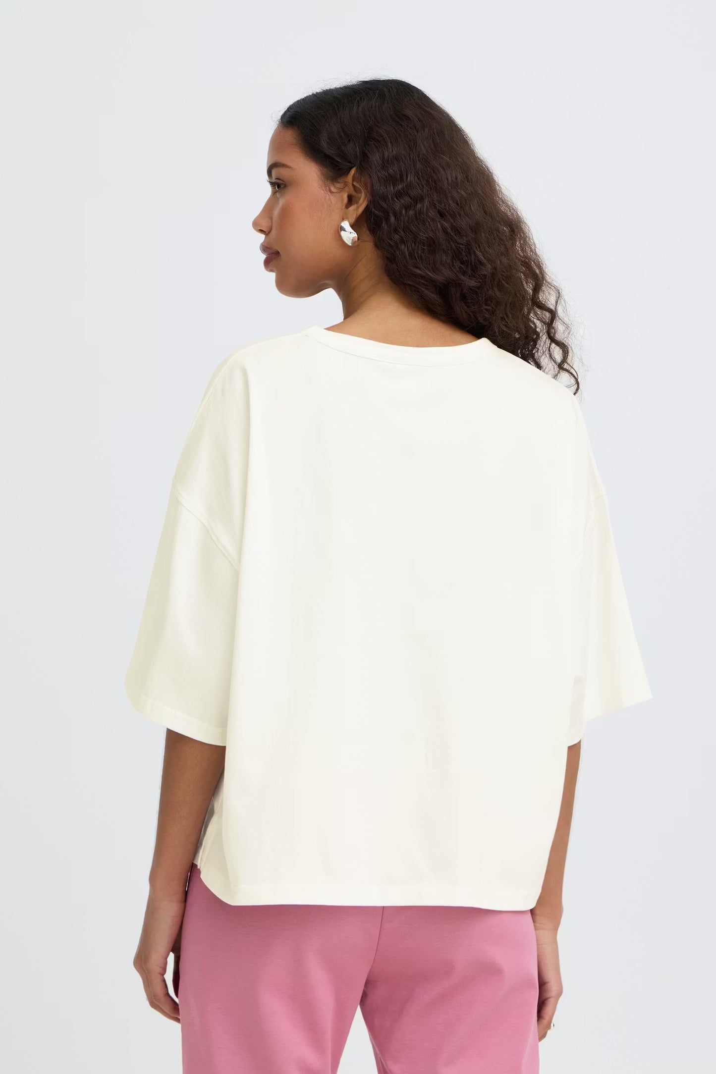 PALMER EXTRA LOOSE T-SHIRT - Cloud Dancer