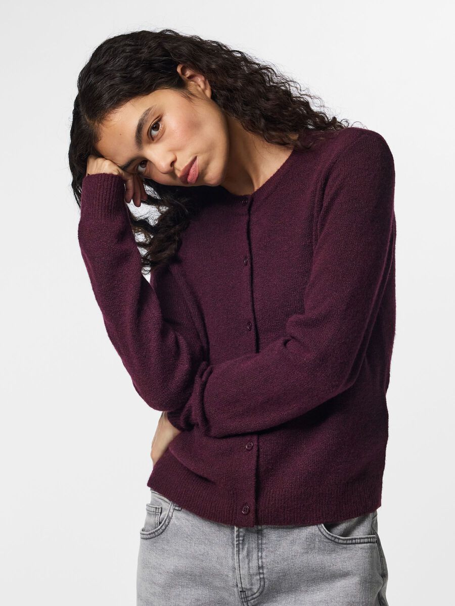 MALOU LS KNIT CARDIGAN - Winetasting