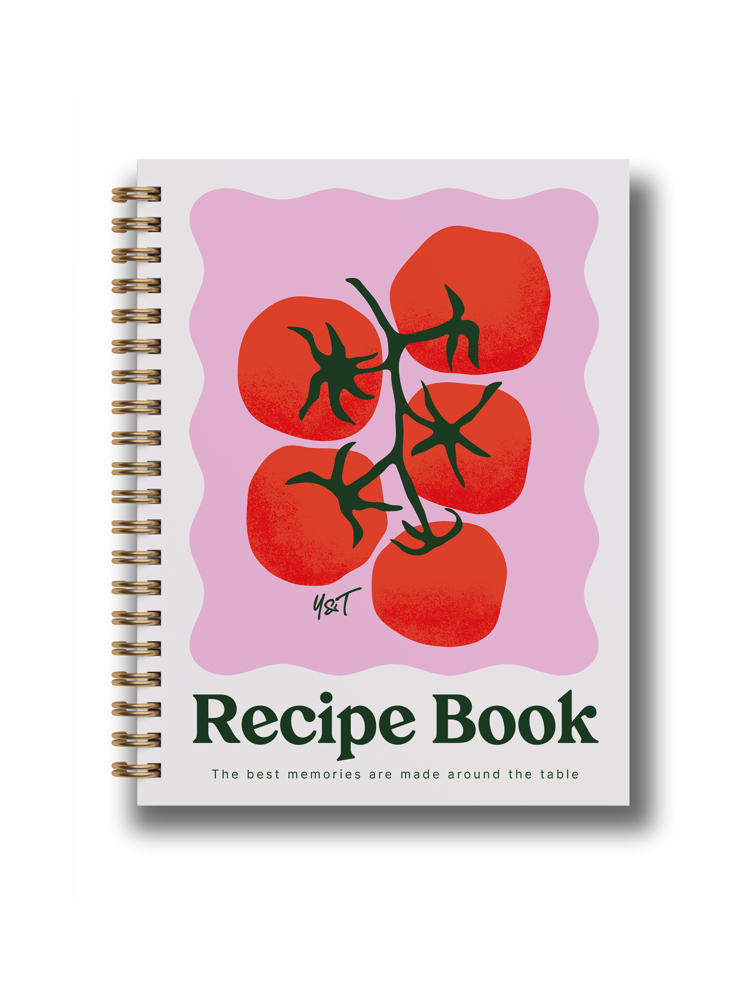 Tomato Recipe Journal | A5 Spiral Hardcover Recipe Book