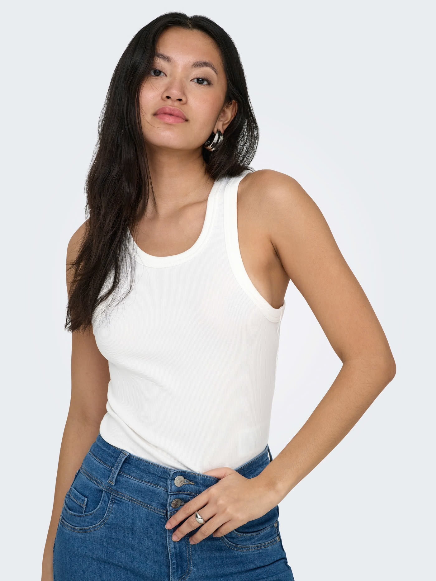 VAL 2-WAY TANK TOP - Cloud Dancer
