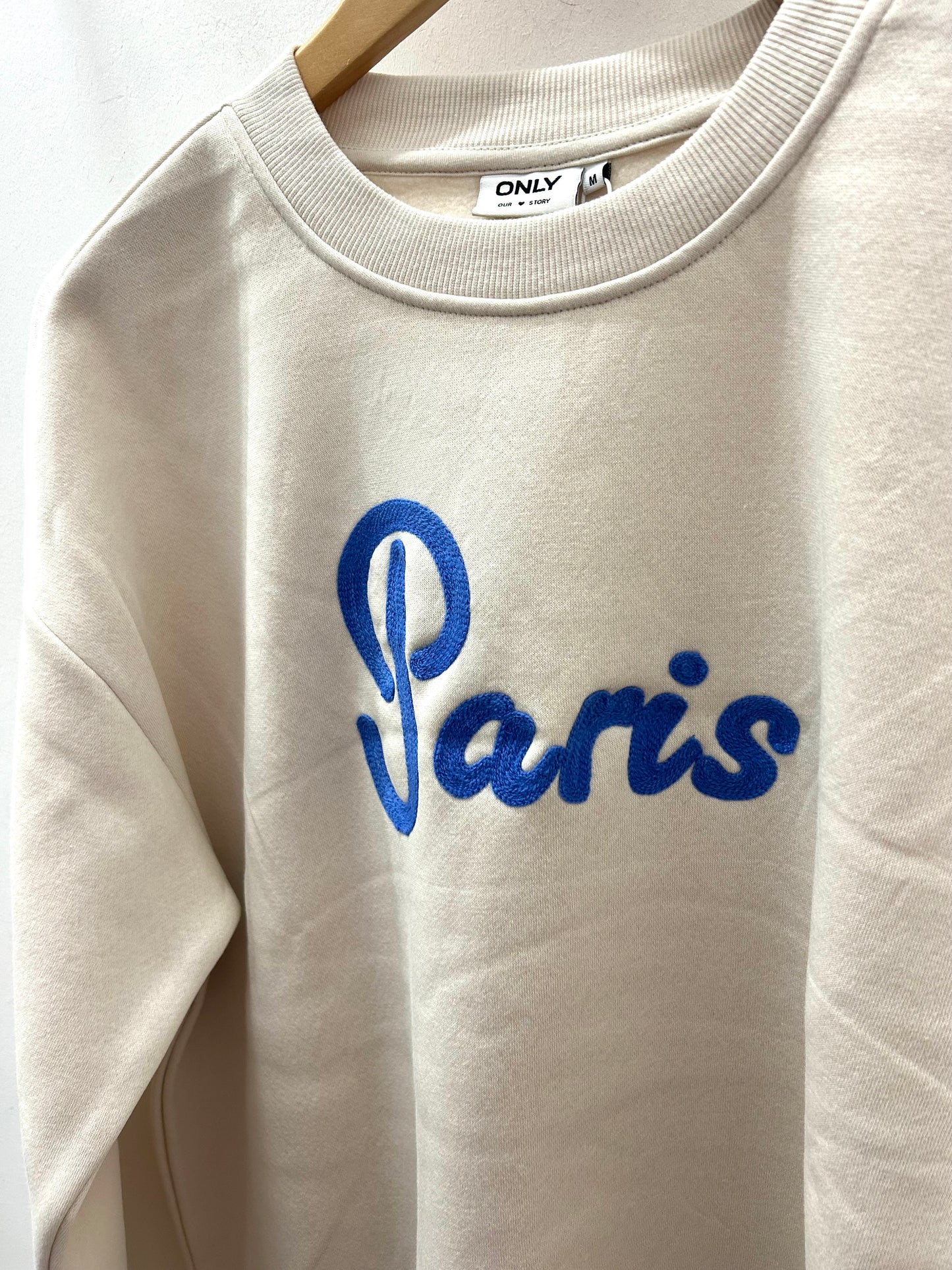 FIE L/S PRINT BOX SWEATER - Birch