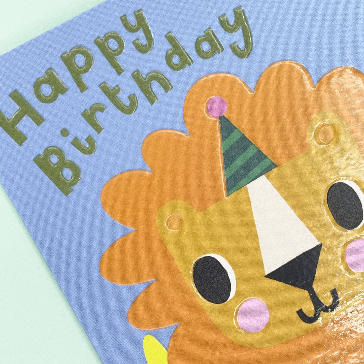 Happy Birthday Lion - Small Card