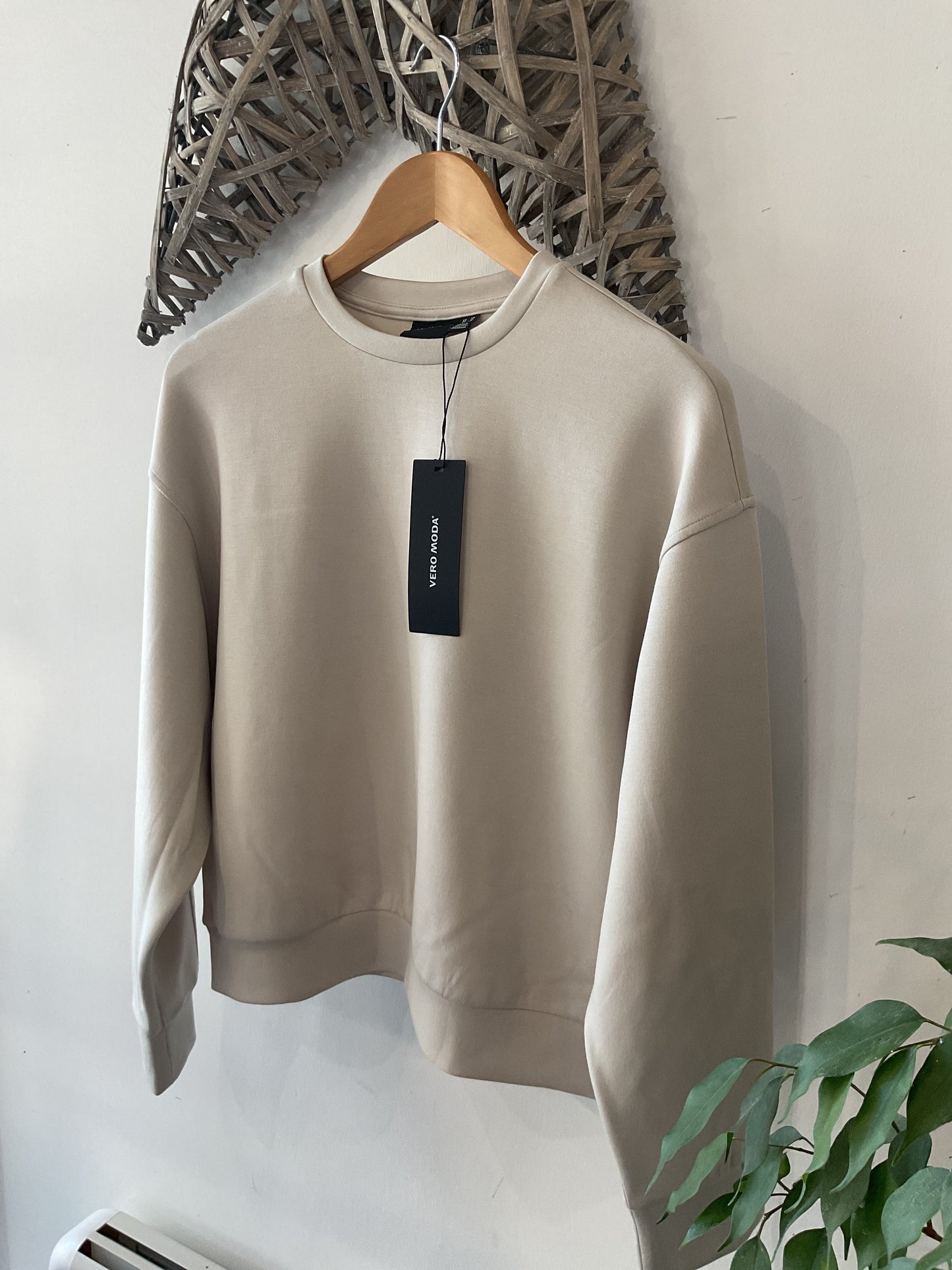 VMBELLIS LS SWEATSHIRT - Pumice Stone