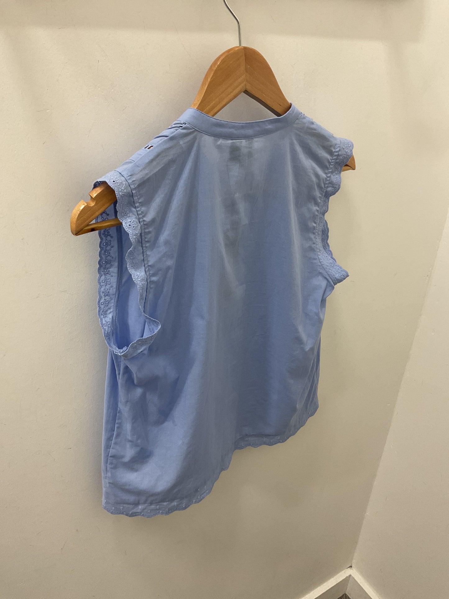 EMILY DETAIL TOP  - Brunnera Blue