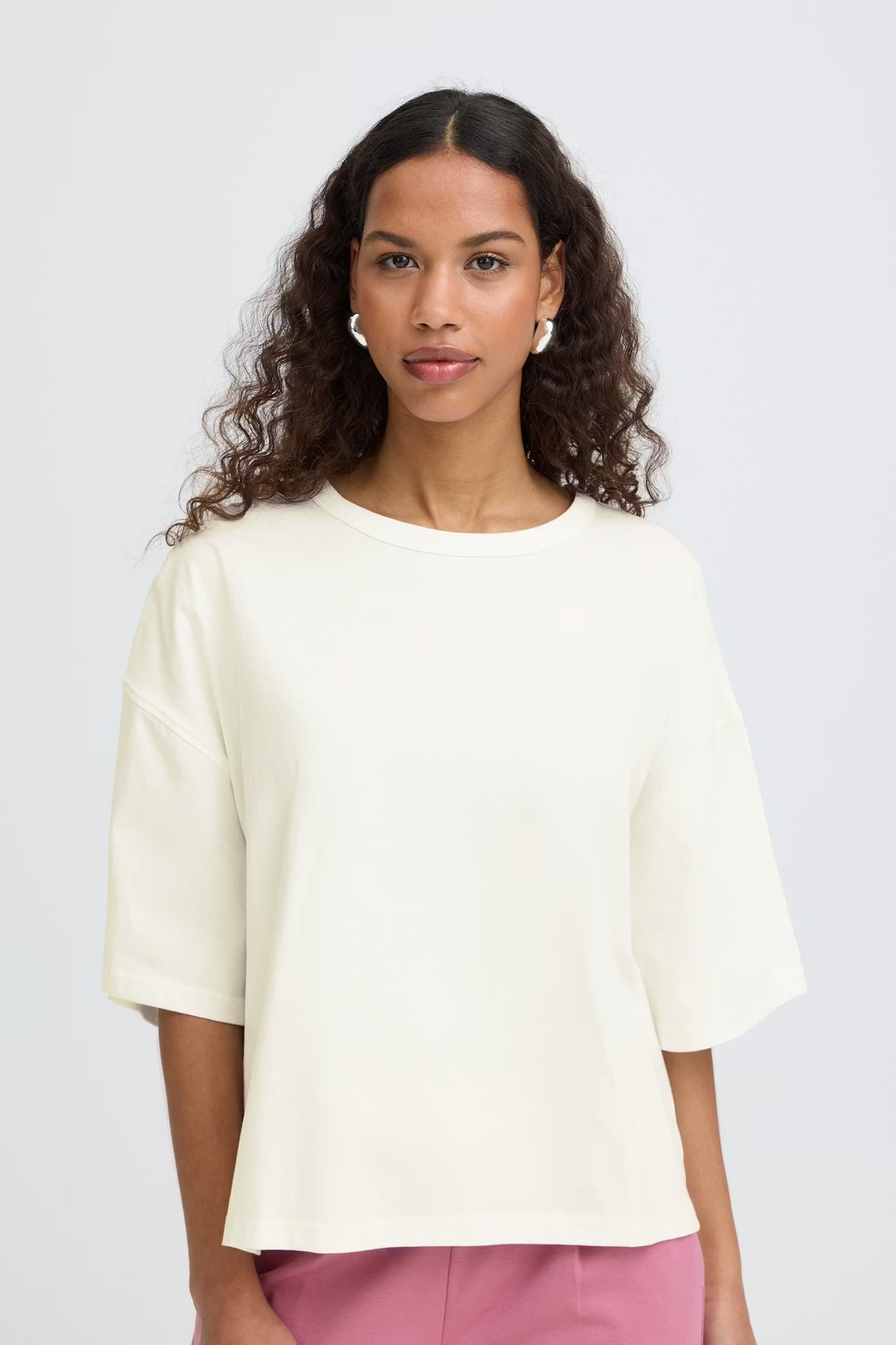 PALMER EXTRA LOOSE T-SHIRT - Cloud Dancer