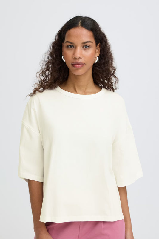 PALMER EXTRA LOOSE T-SHIRT - Cloud Dancer