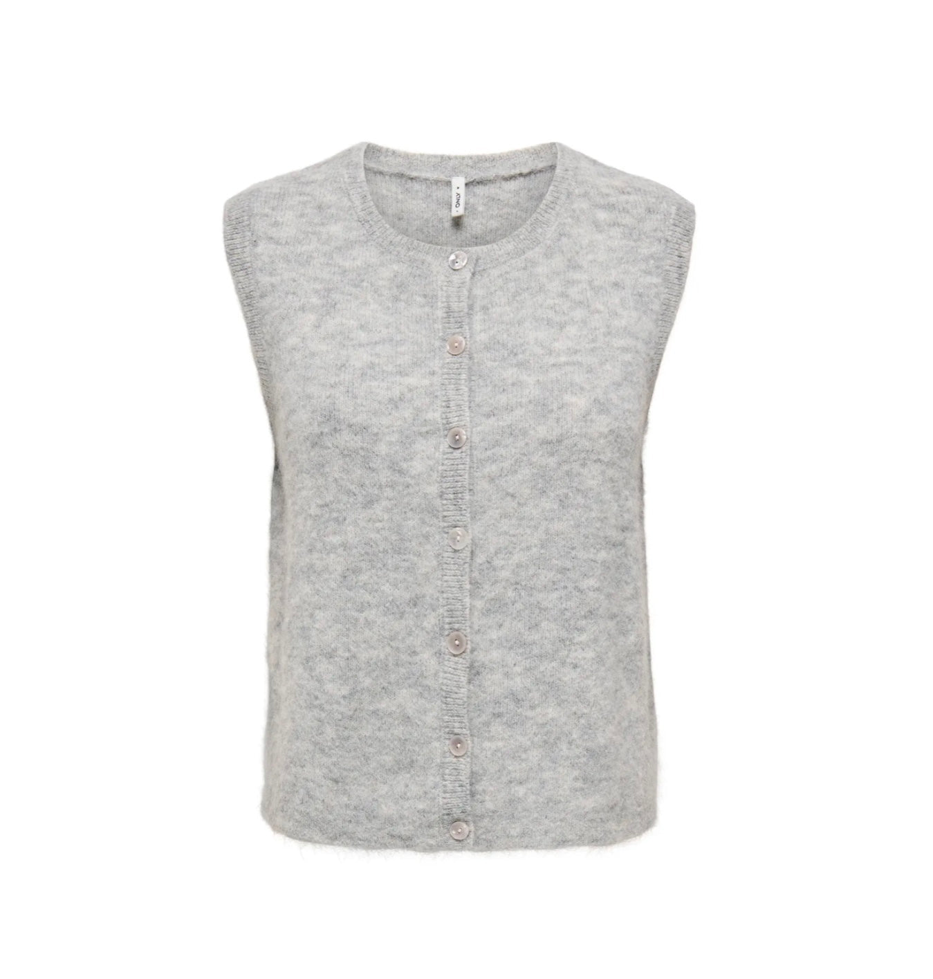 ALLISON SL BUTTON VEST KNT