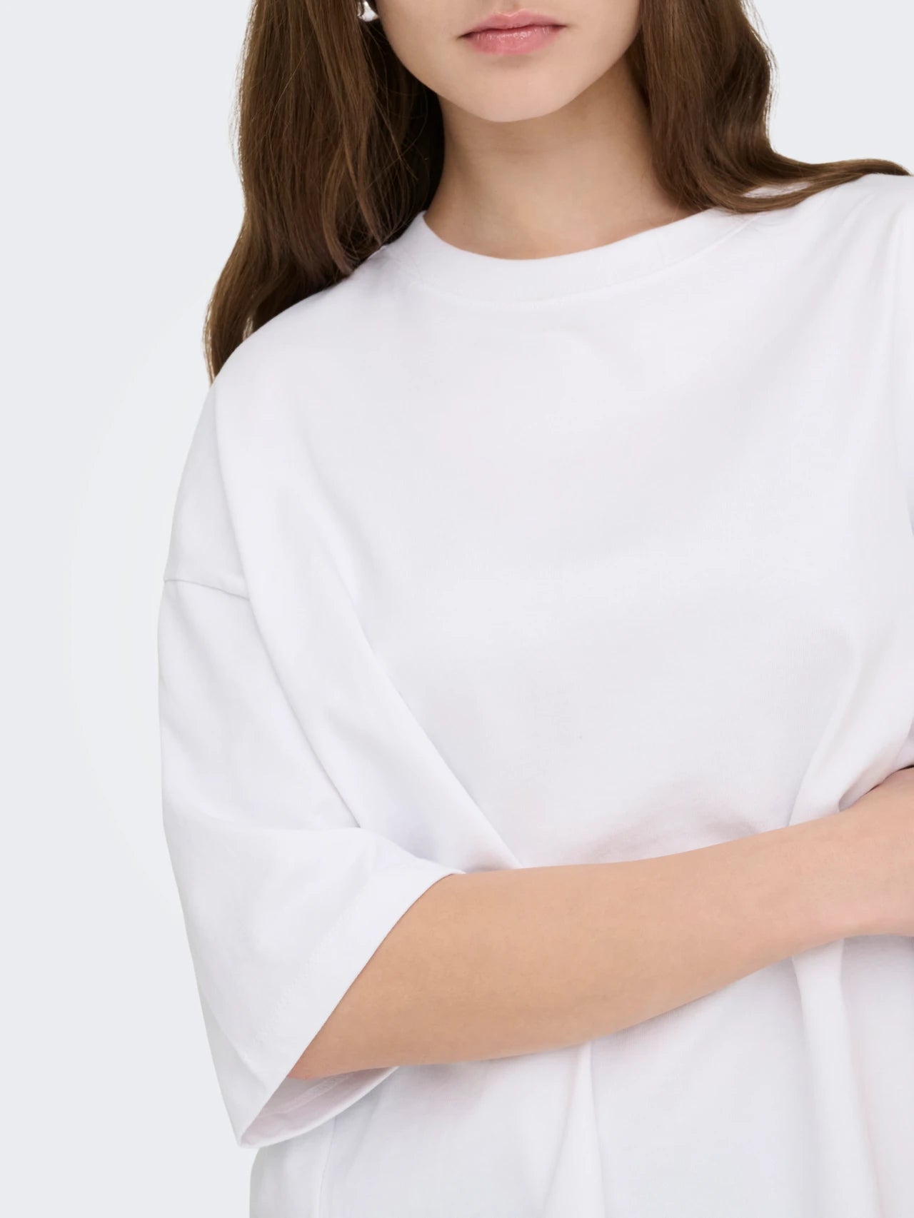 LARA S/S BOXY TEE - White