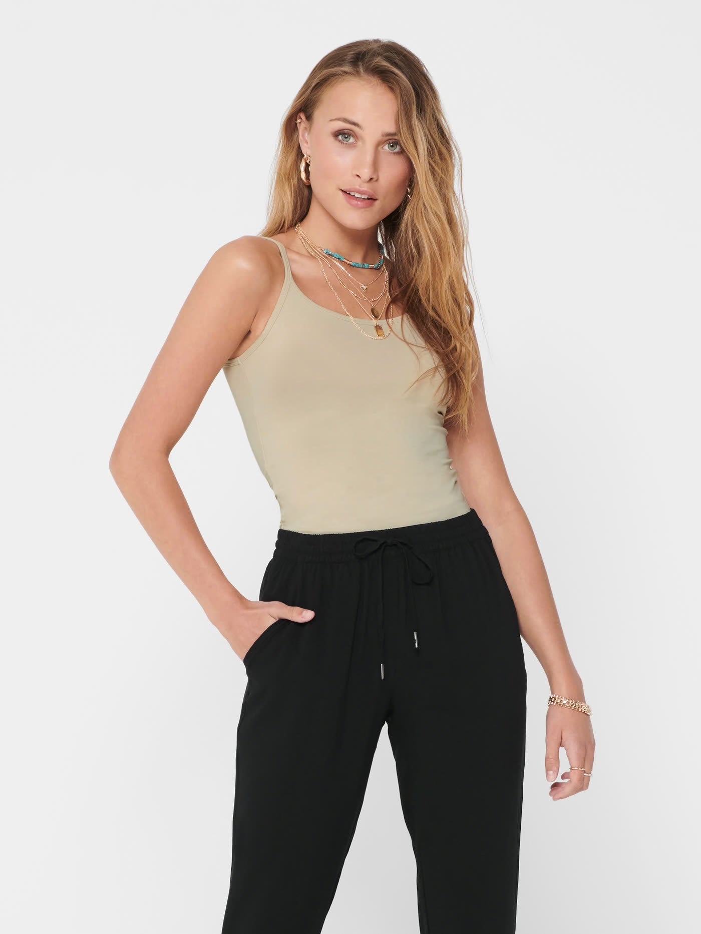 LOVE STRAP SINGLET - Peyote