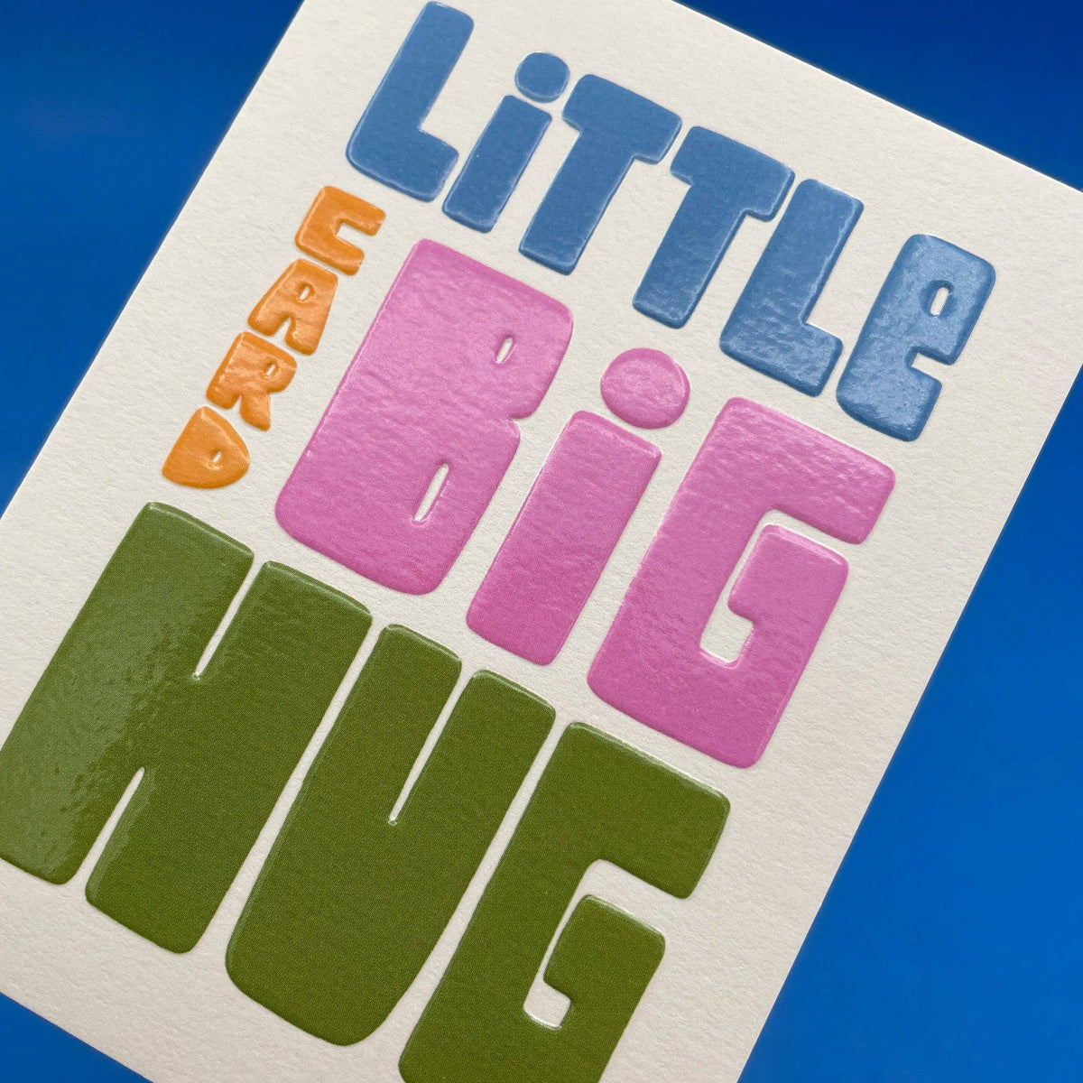 A little card big hug - Small Card