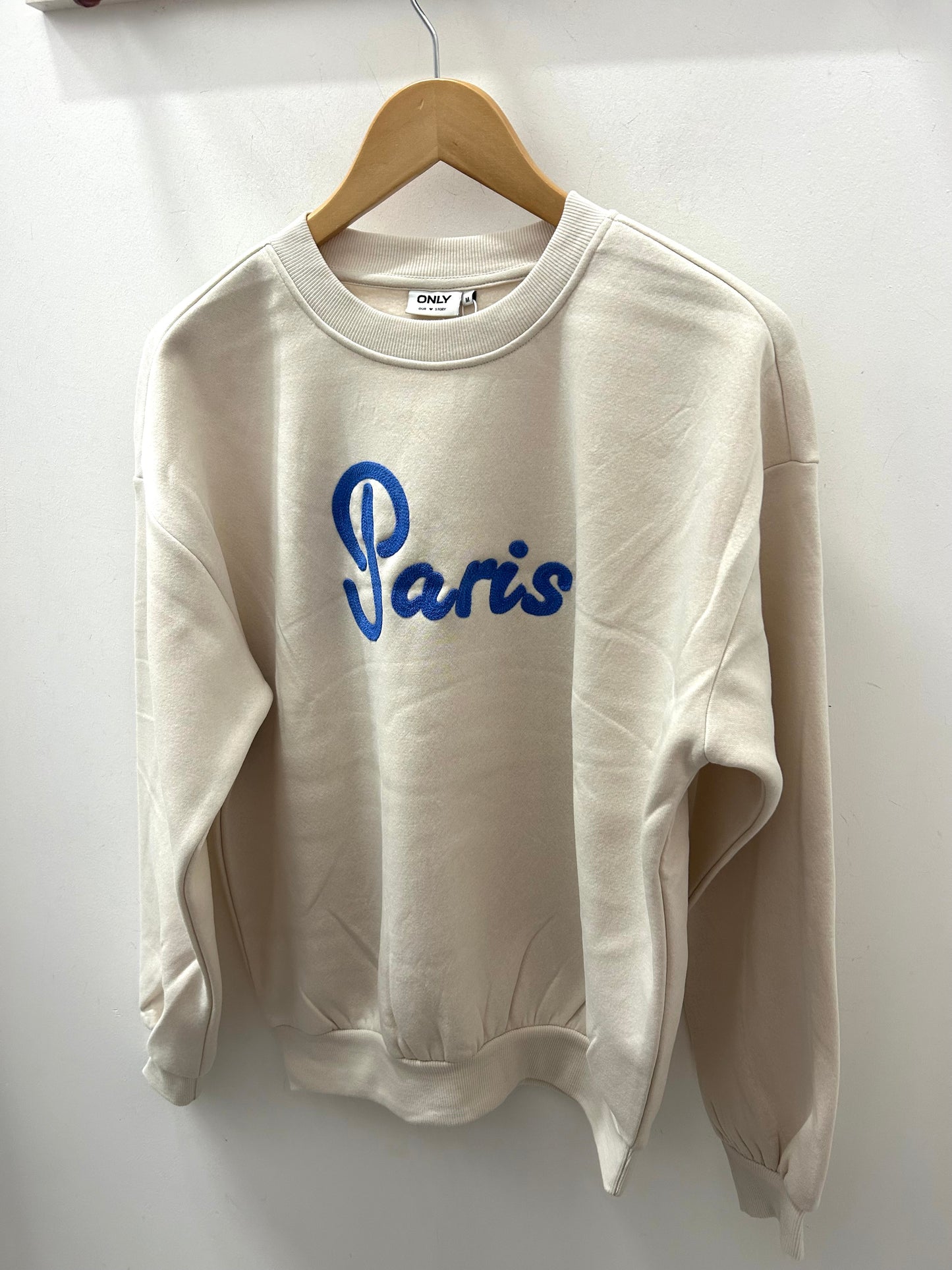 FIE L/S PRINT BOX SWEATER - Birch