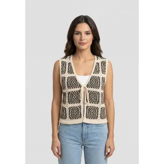 LOA SL STRING CROCHET VEST