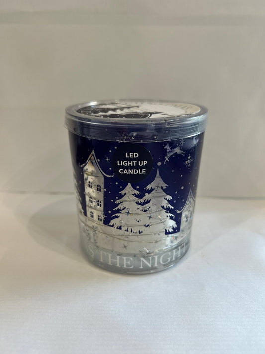 Candlelight Twas the Night before Christmas LED Light Up Candle
