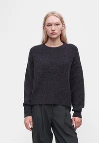 DOFFY JACQUARD LS O-NCK PULLOVER NOOS