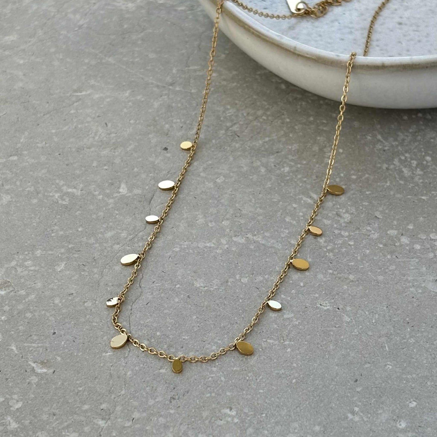 Tarnish Resistant Teardrop Necklace