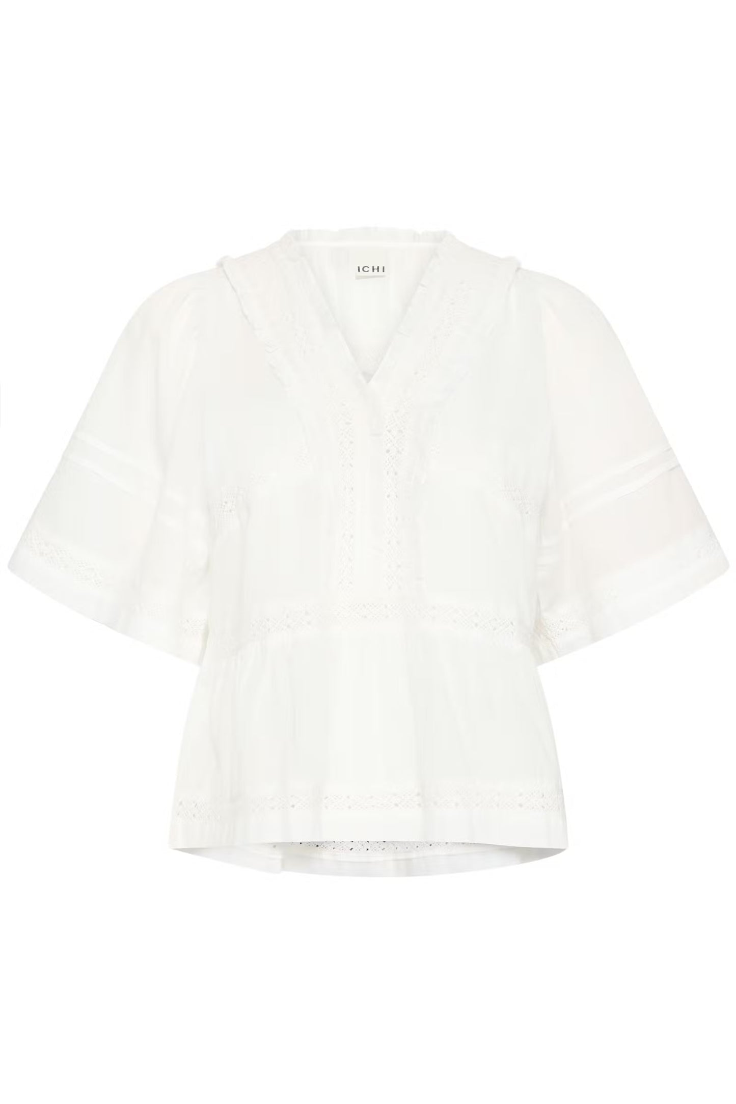 VOILANA SS BLOUSE - White