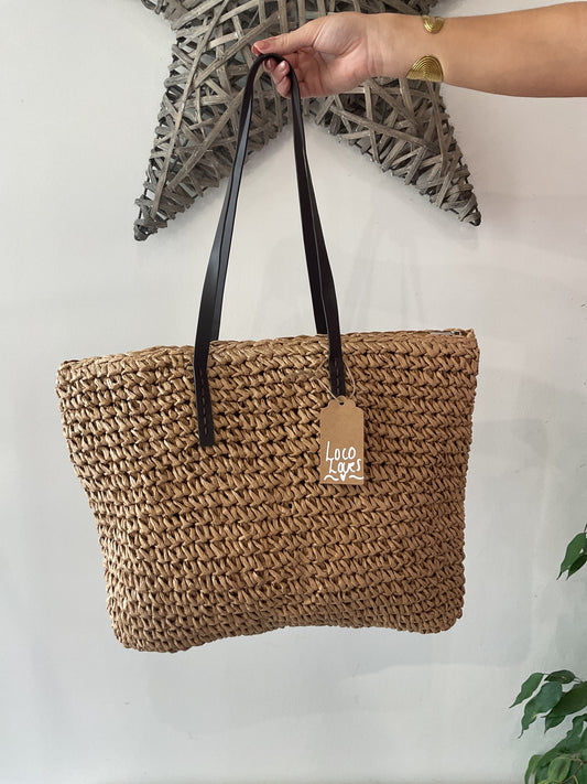 STRAW RATTAN BAG