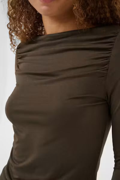 Vigga boatneck ~ Brown