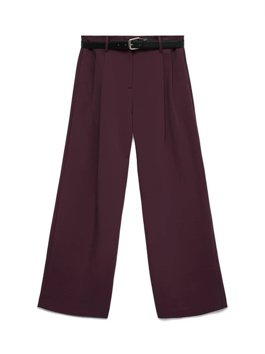 MITCHELL WIDE BELTED TROUSERS - Winetasting