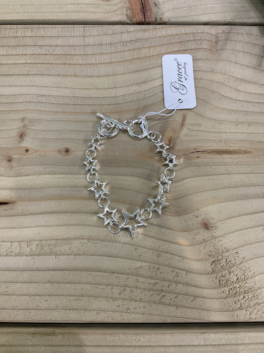 Star link silver bracelet