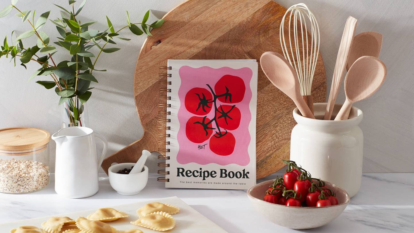 Tomato Recipe Journal | A5 Spiral Hardcover Recipe Book