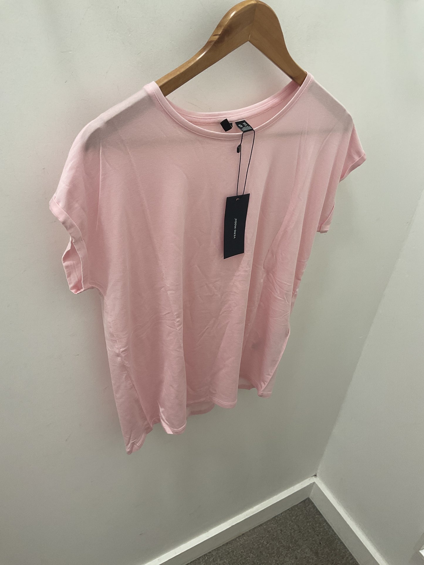 AVA Plain Top - Pink-A-Boo