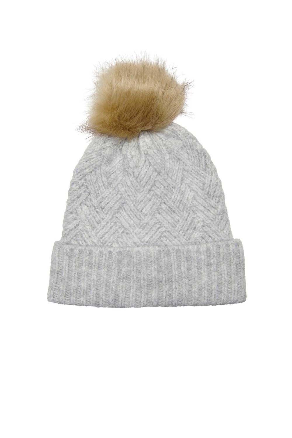 KATE LIFE KNIT BEANIE - Light Grey Melange