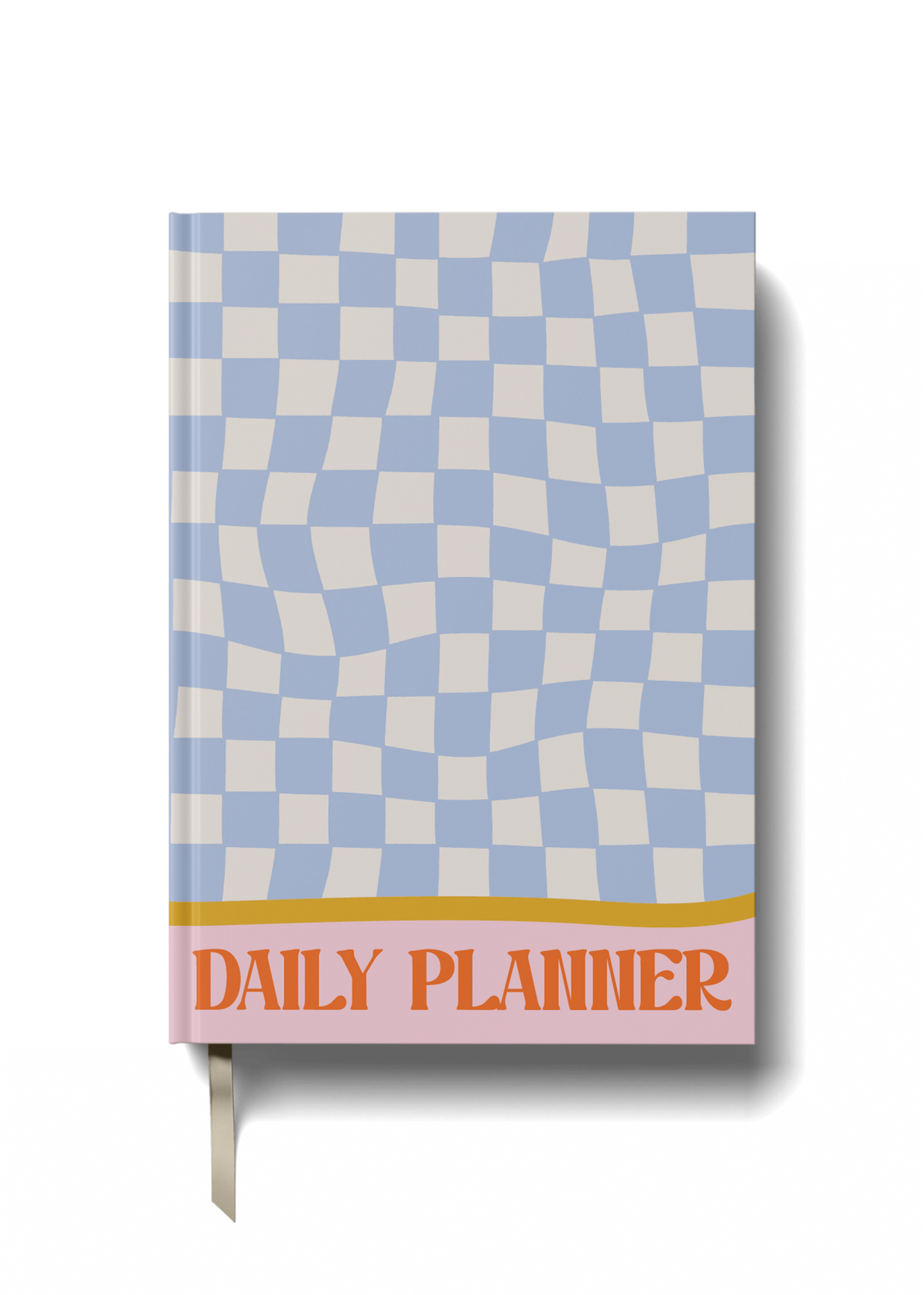 Undated Daily Planner Blue Mosaic | Page a Day | Hardcover