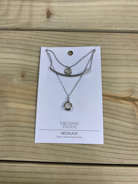 Layered Necklace - Silver