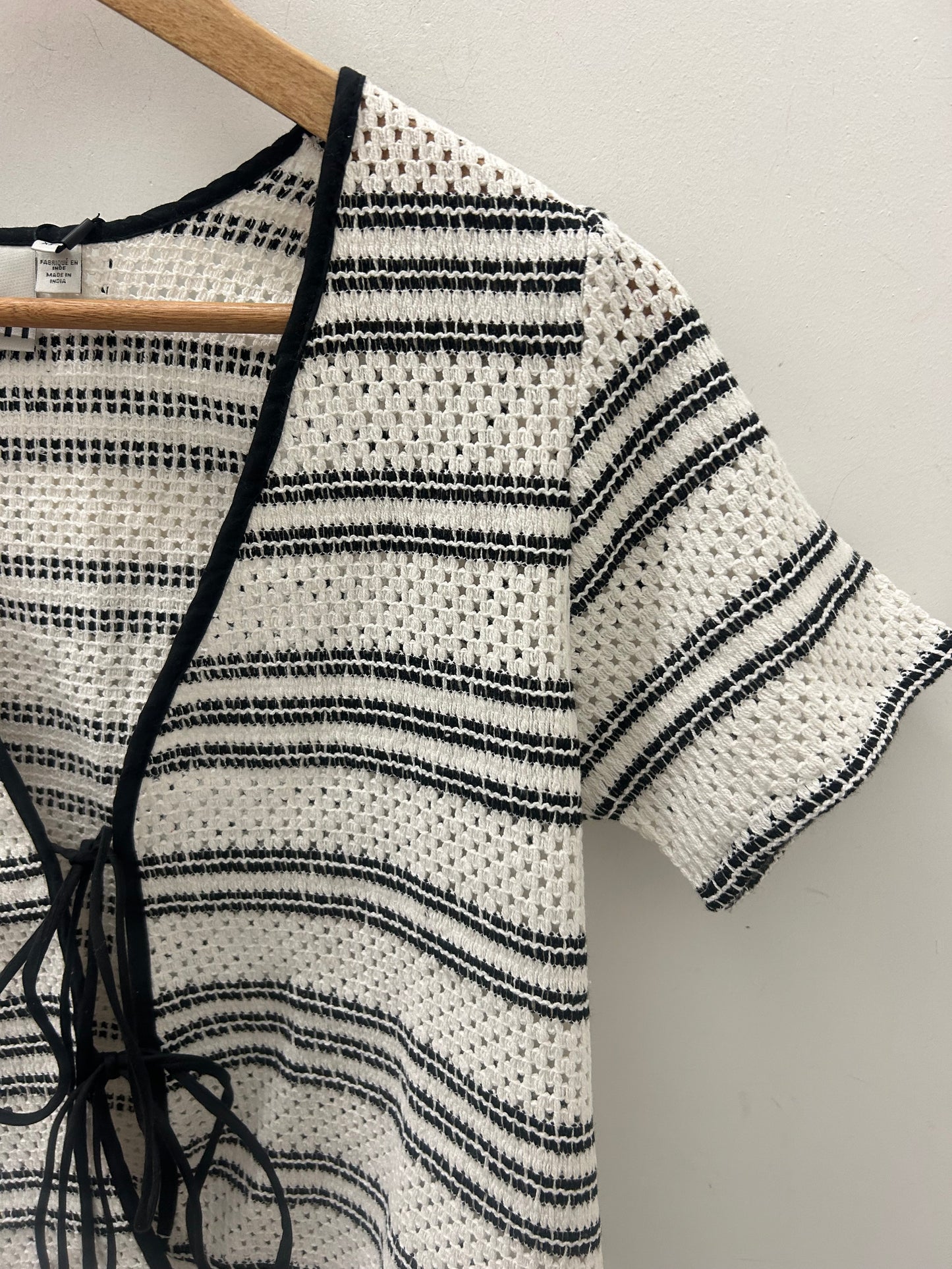 MARIA SS TOP - Black/ White