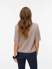 VMSILJE KNITTED PULLOVER - Moonrock