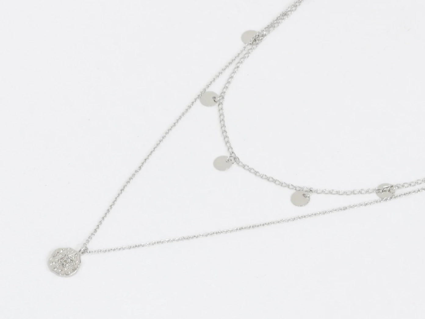 Layered Necklace - Silver