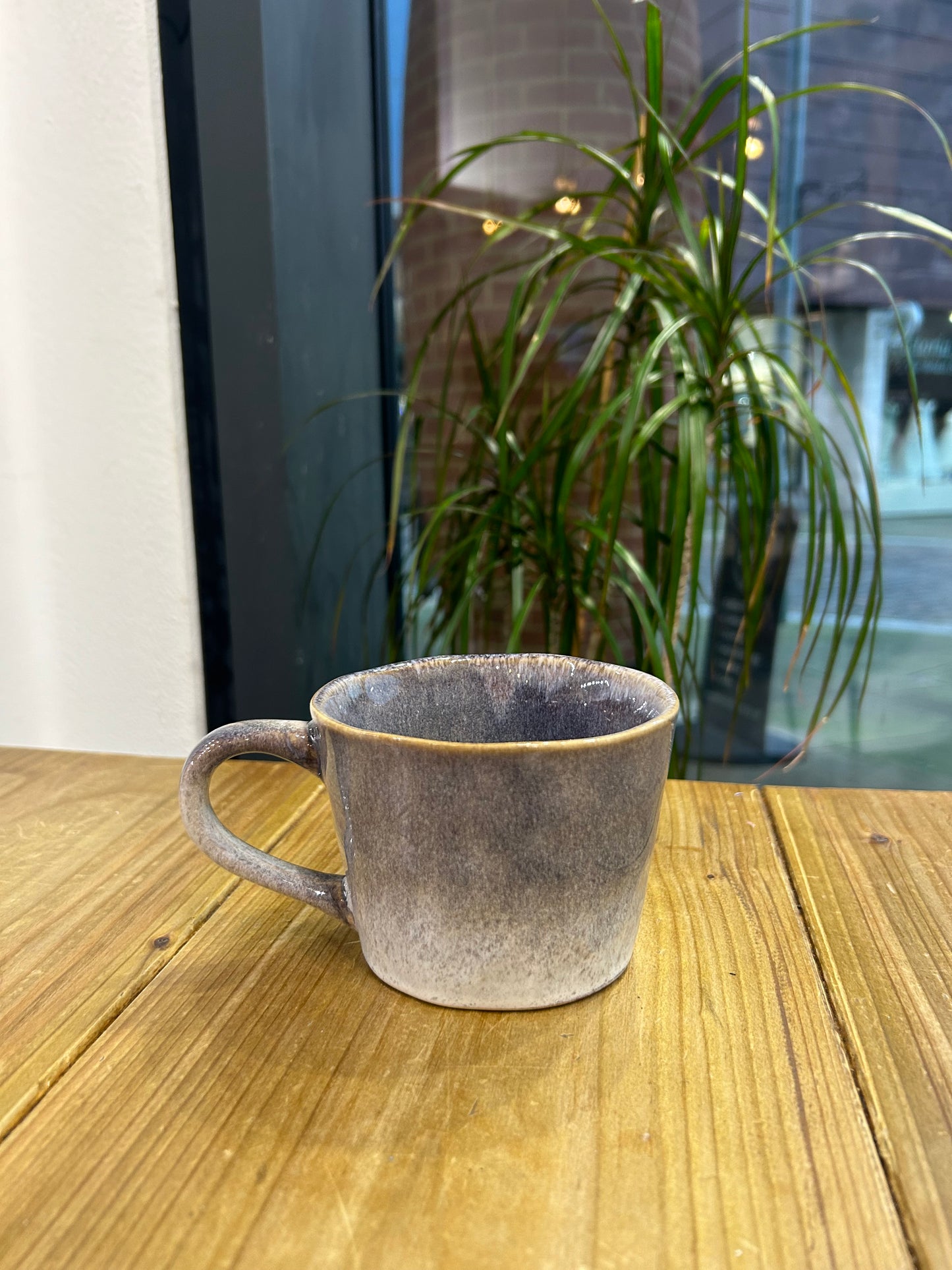 Blue Grey Glazed Mug