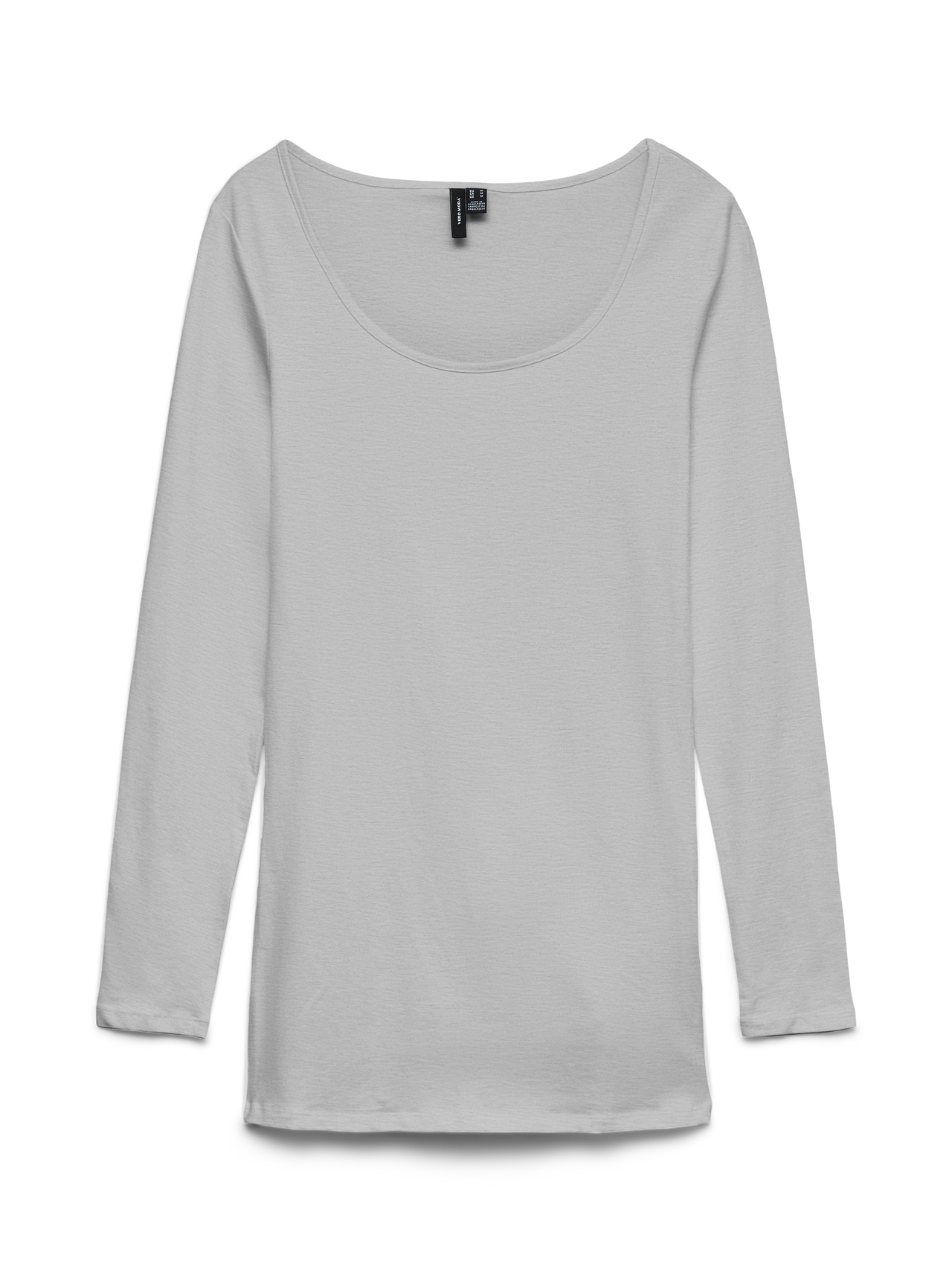 MAXI Soft U-Neck Top - Grey