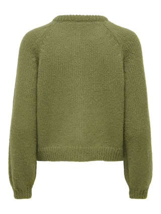 ALYSSA LS RAGLAN CARDIGAN KNIT