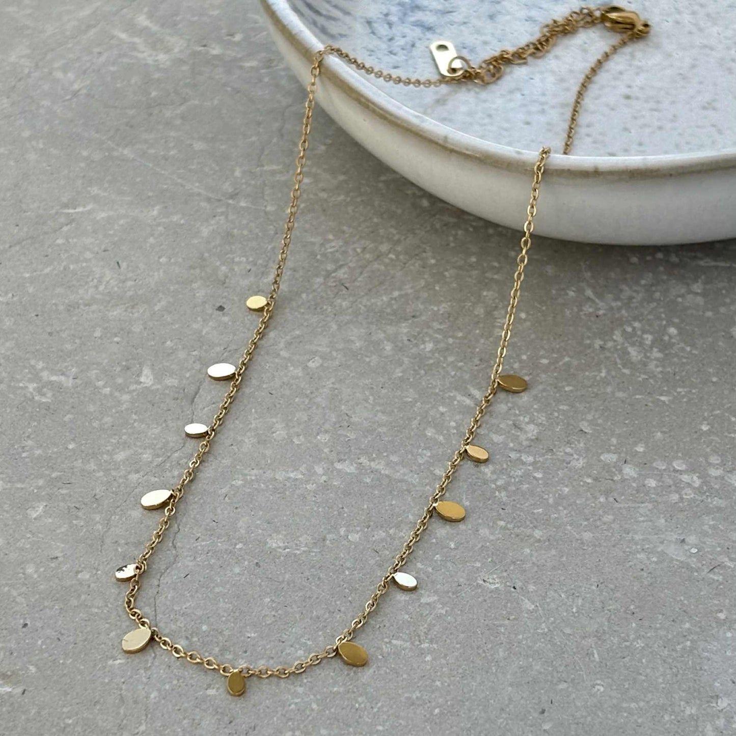 Tarnish Resistant Teardrop Necklace