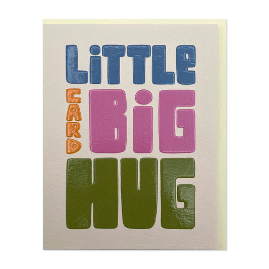 A little card big hug - Small Card